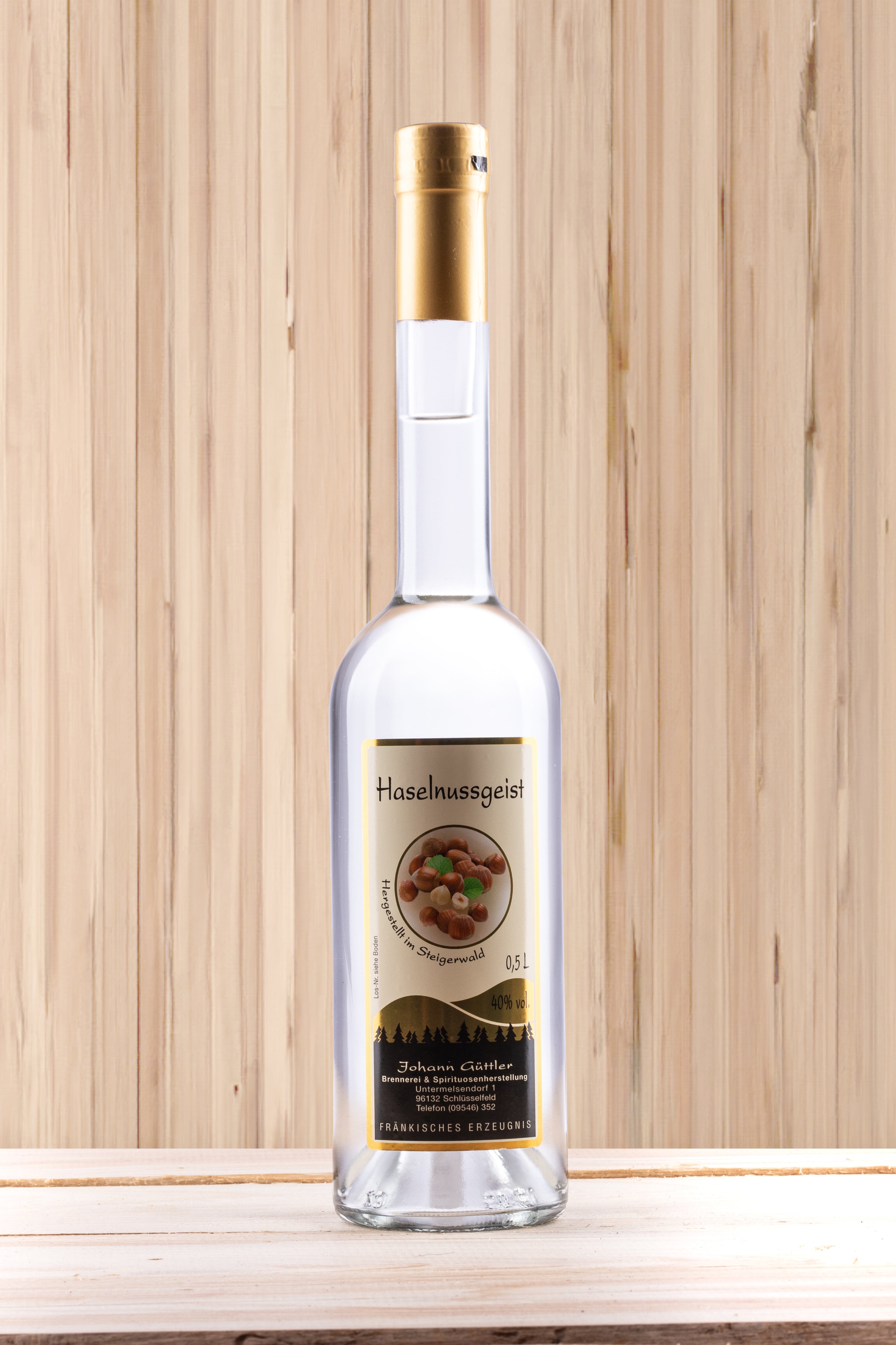 Haselnussgeist 0,5 L