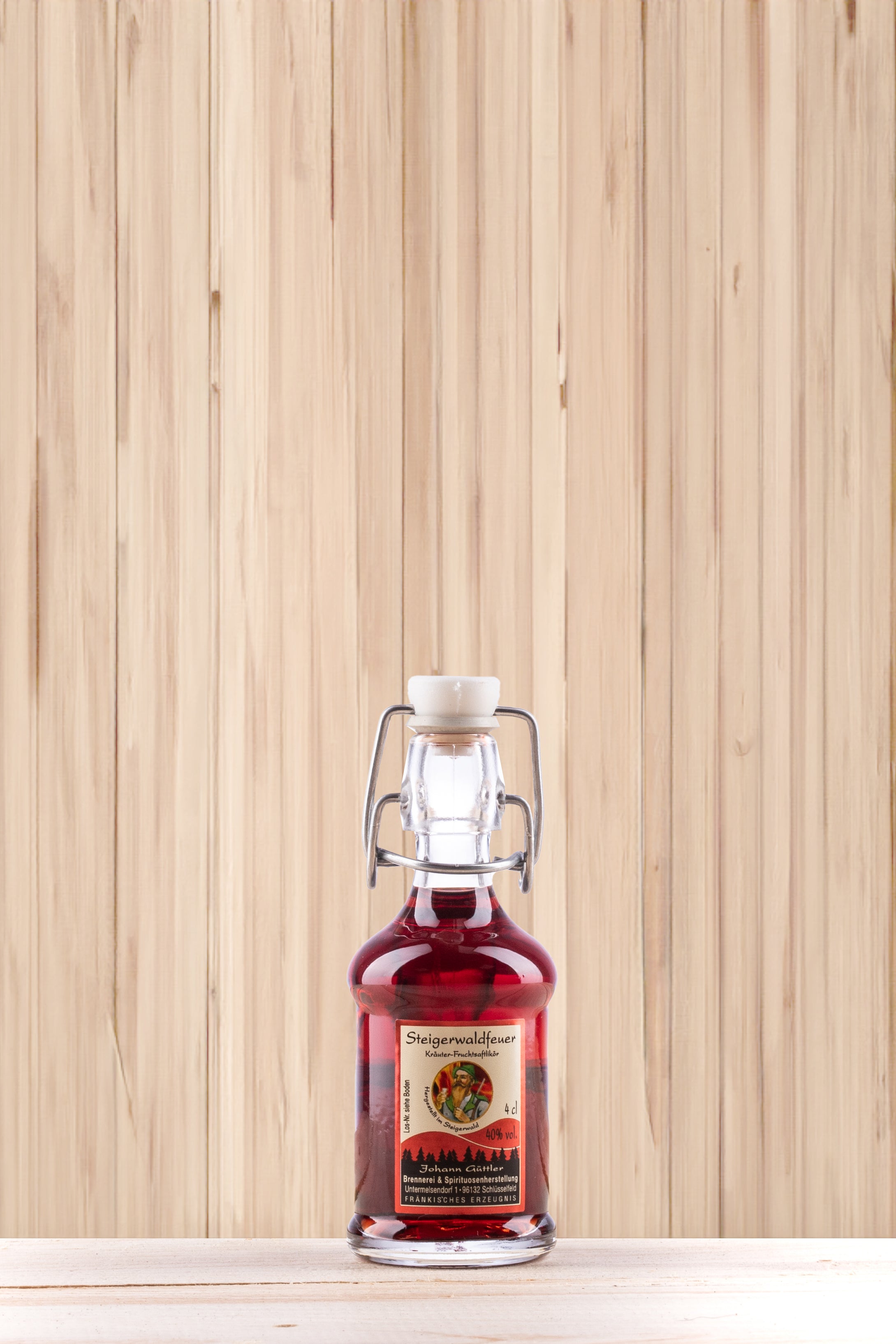 Steigerwaldfeuer Bügelflasche 0,04 L